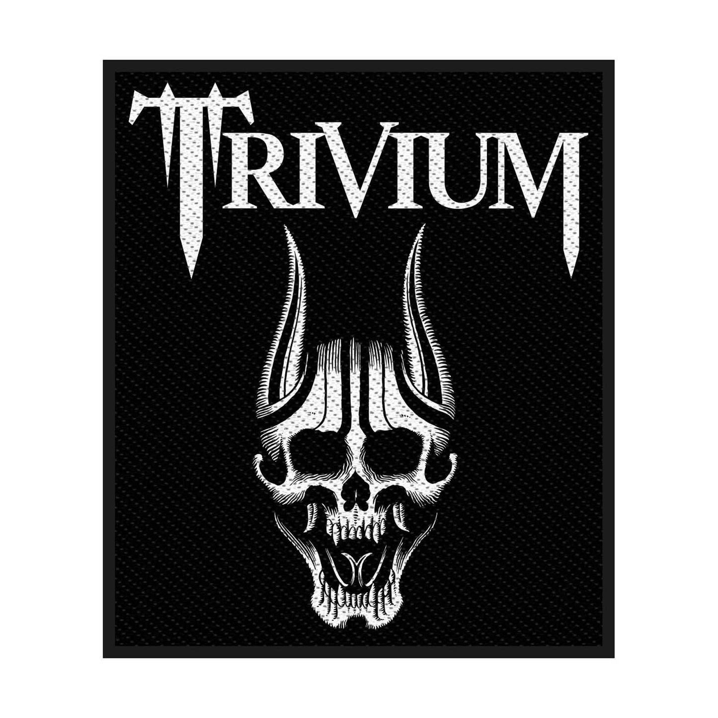 Trivium Standard Patch: Screaming Skull (Loose)