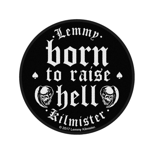 Lemmy Standard Patch: Born to Raise Hell (Loose)