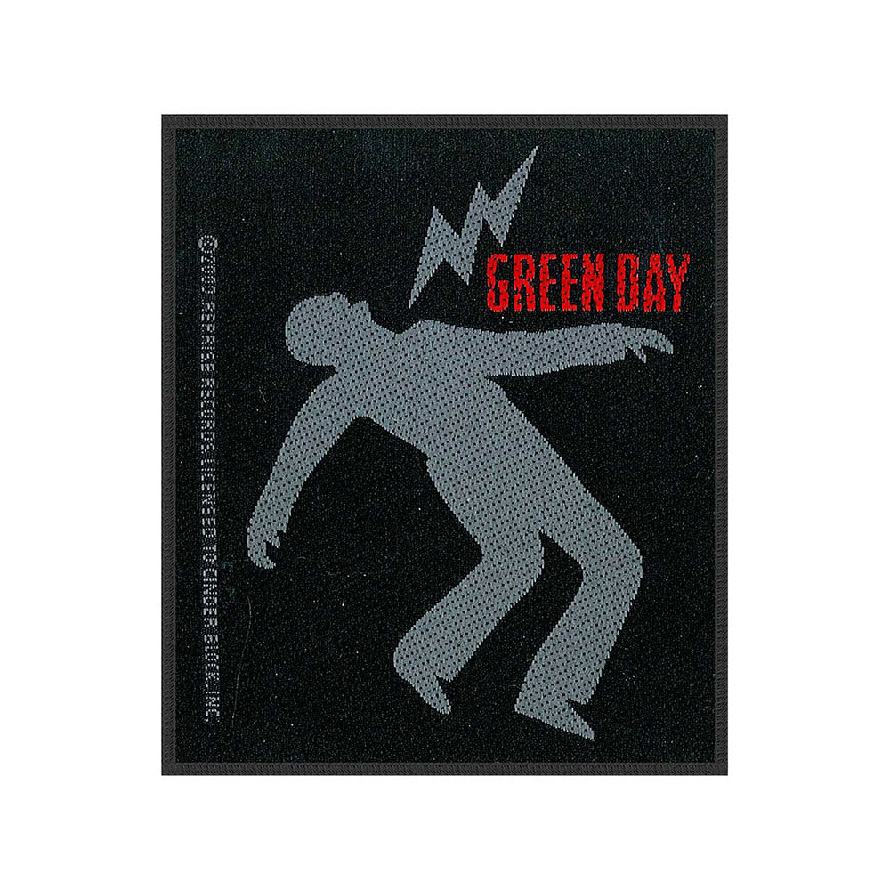 Green Day Standard Patch: Lightning Bolt (Loose)