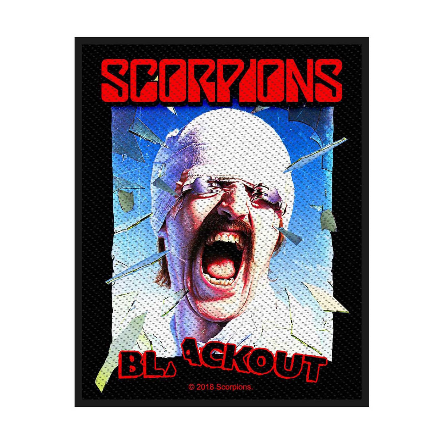 Scorpions Standard Patch: Blackout (Loose)