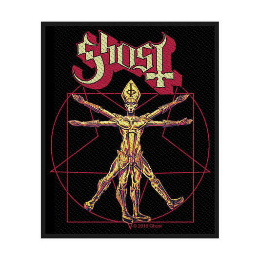 Ghost Standard Patch: The Vitruvian Ghost (Loose)