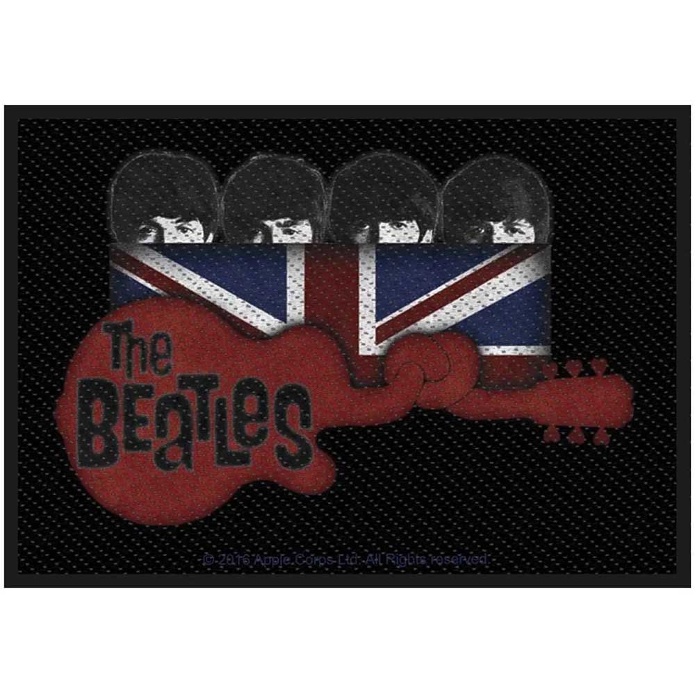 The Beatles Standard Patch: Union Jack Guitar (Loose)