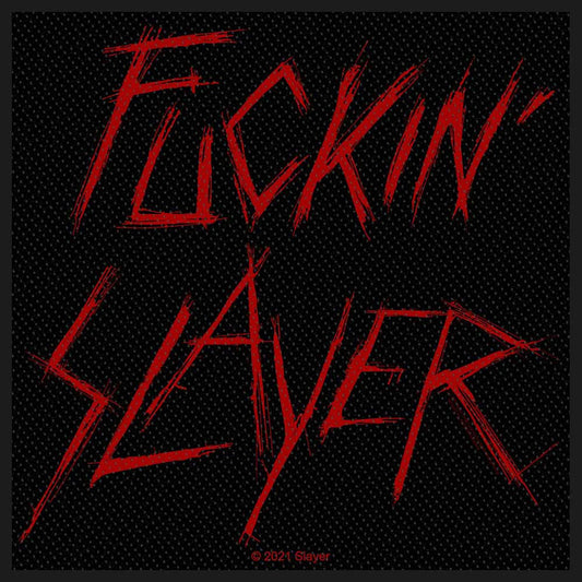 Slayer Standard Patch: Fuckin' Slayer (Loose)