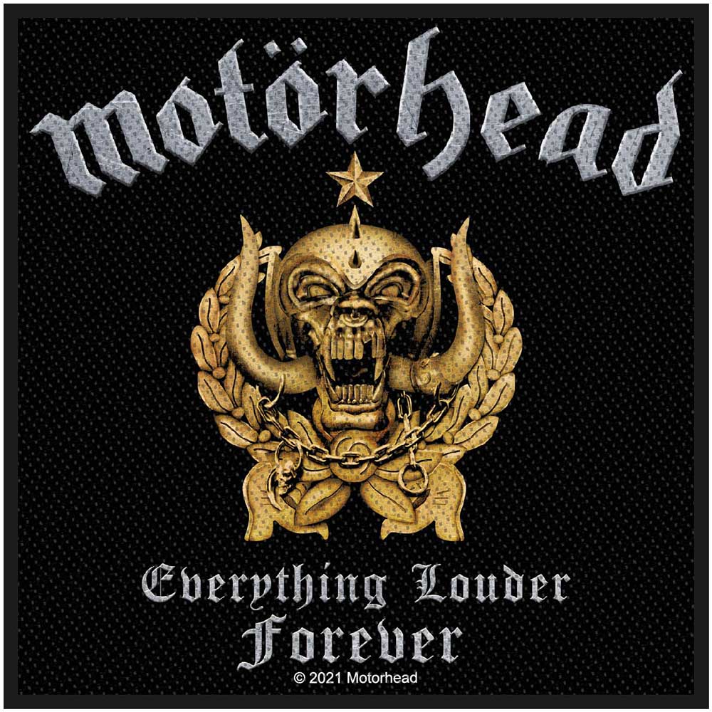 Motorhead Back Patch: Everything Louder Forever (Loose)