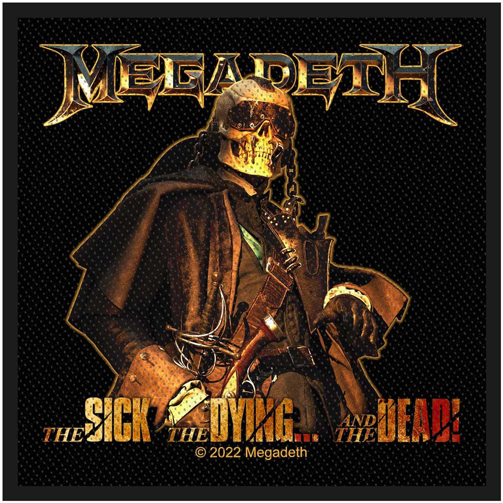 Megadeth Standard Patch: The Sick, The Dying And The Dead