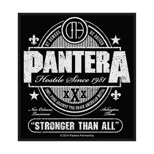 Pantera Standard Patch: Stronger Than All (Retail Pack)