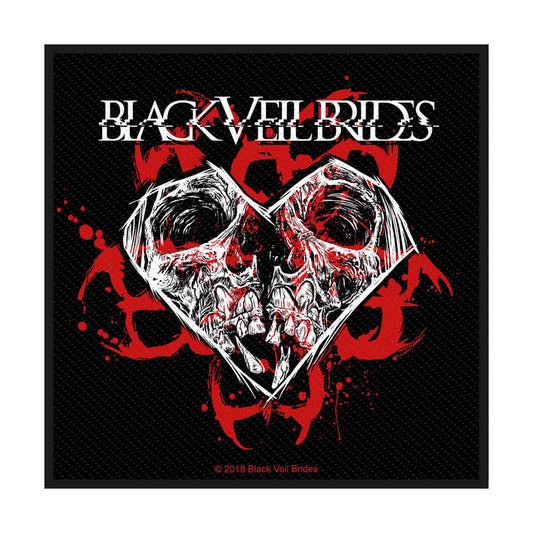 Black Veil Brides Standard Patch: Skull & Heart (Retail Pack)