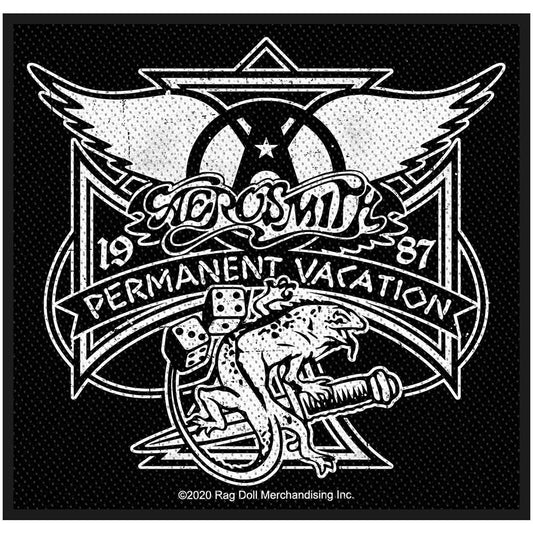 Aerosmith Standard Patch: Permanent Vacation (Retail Pack)