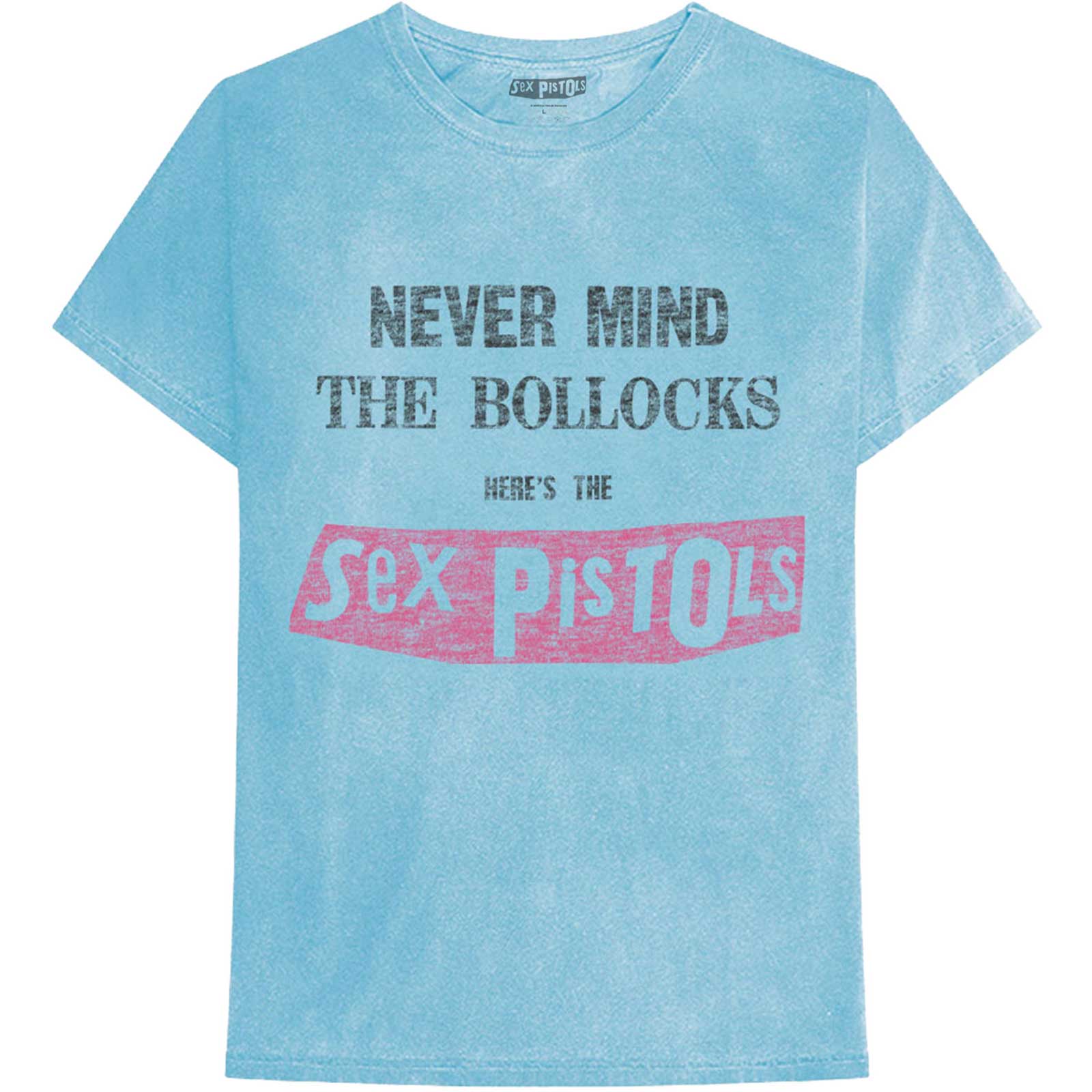 The Sex Pistols Unisex T-Shirt: Never Mind the Bollocks Distressed (Wash Collection)
