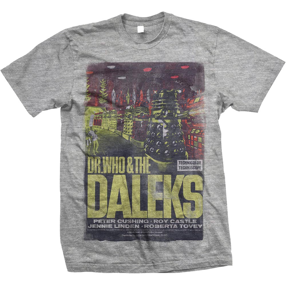 StudioCanal Unisex T-Shirt: Doctor Who & The Daleks