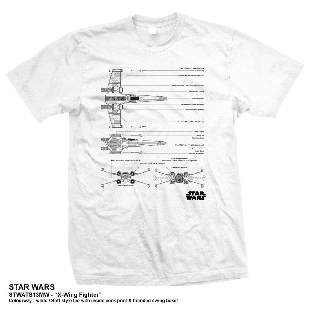 Star Wars Unisex T-Shirt: X-Wing Fighter