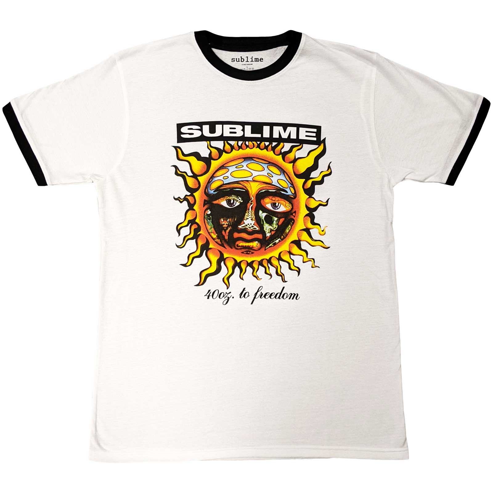 Sublime Unisex Ringer T-Shirt: 40oz. To Freedom