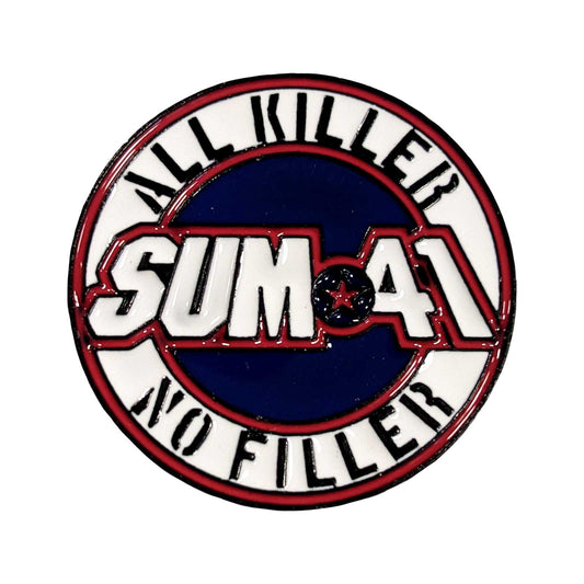 Sum 41 Pin Badge: All Killer No Filler (Ex-Tour)