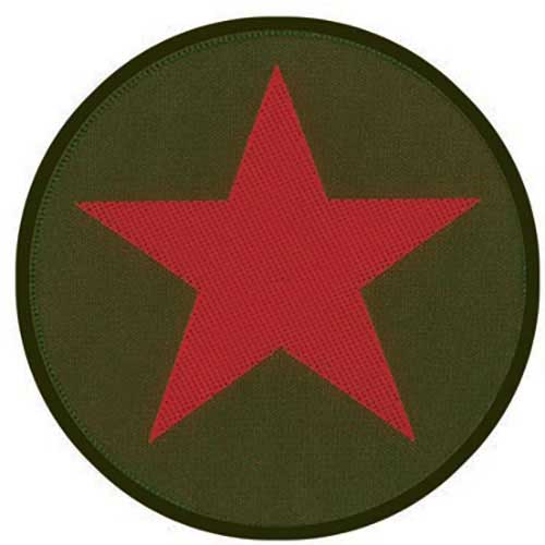 Che Guevara Standard Patch: Red Star/Khaki (Loose)