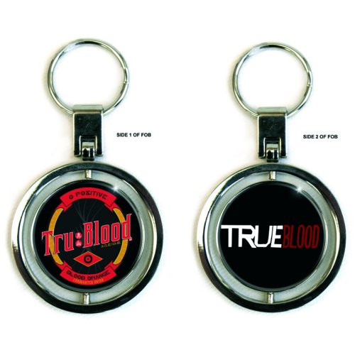 True Blood Keychain: Bottle Label (Spinner)