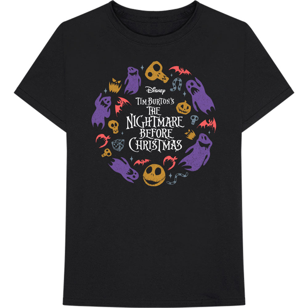 Disney Unisex T-Shirt: The Nightmare Before Christmas Character Flight  