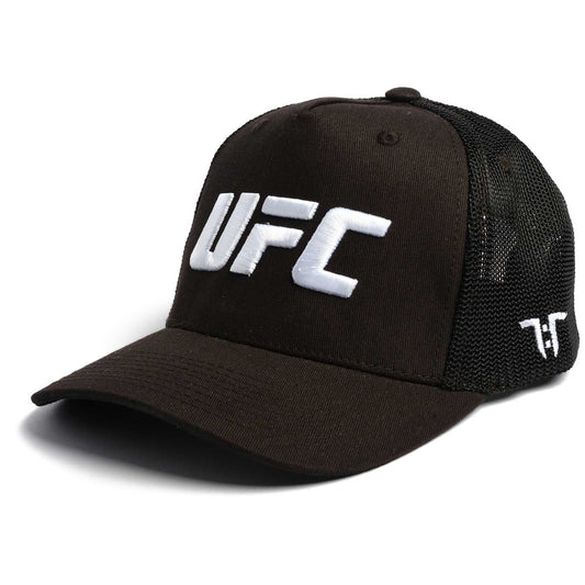 Tokyo Time Unisex Mesh Back Cap: UFC White Logo Mesh