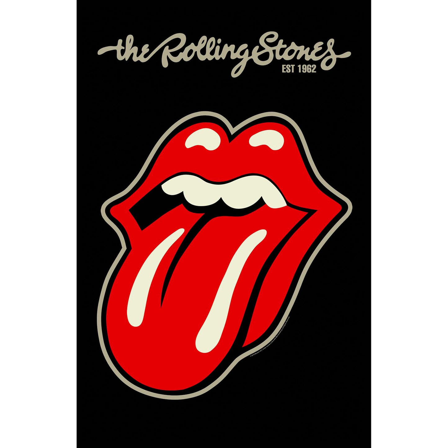 The Rolling Stones Textile Poster: Tongue