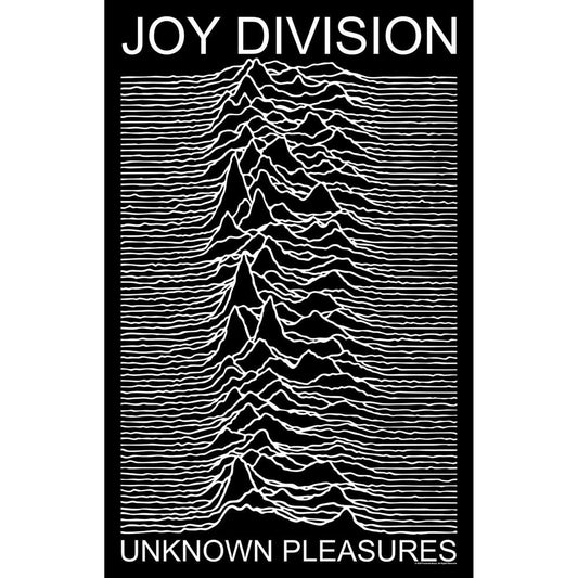 Joy Division Textile Poster: Unknown Pleasures