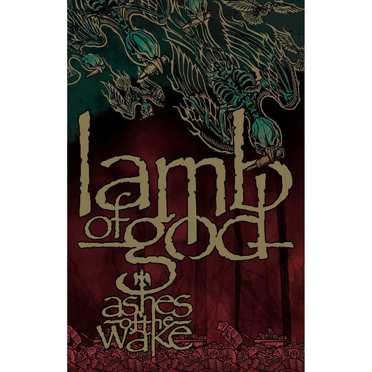 Lamb Of God Textile Poster: Ashes Of The Wake