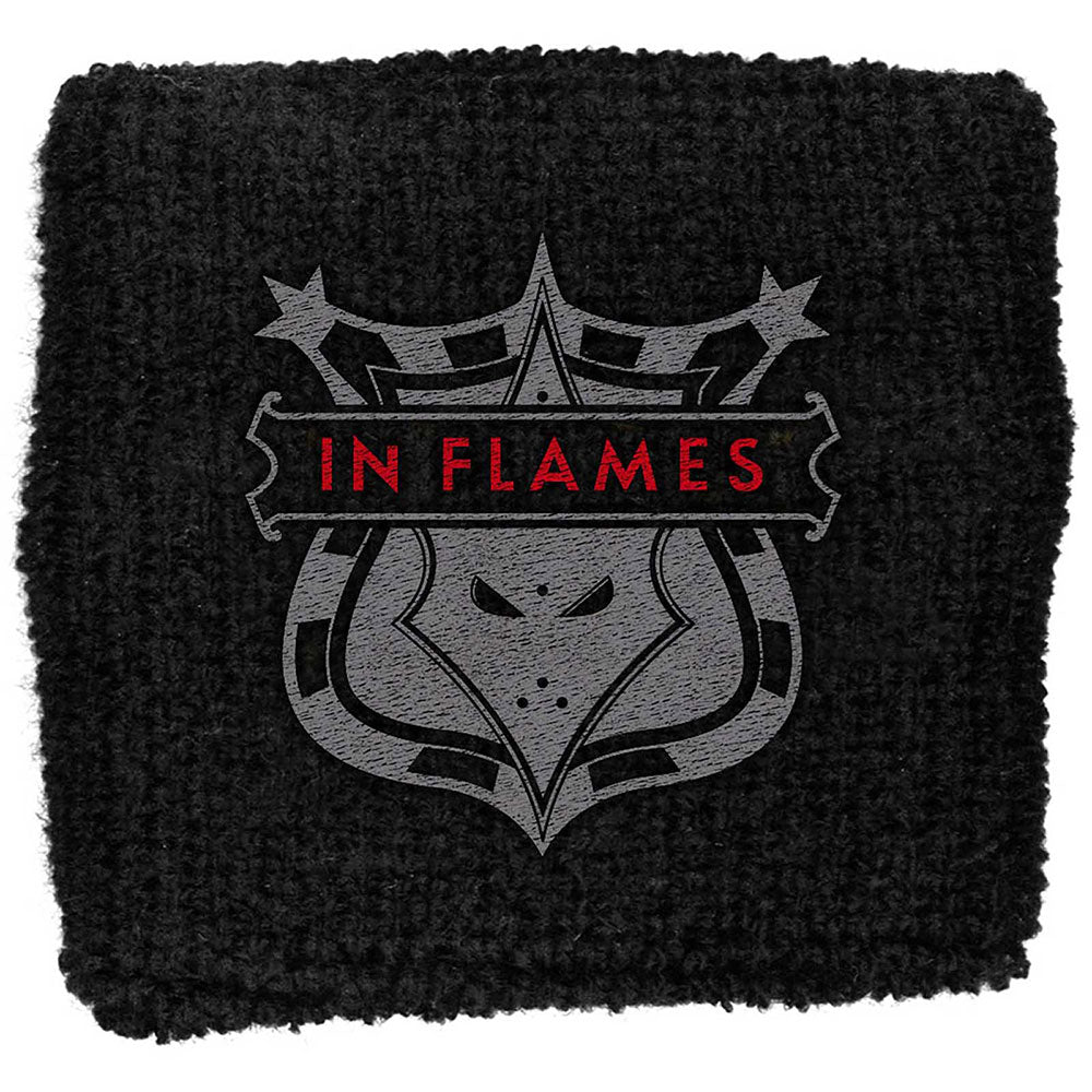 In Flames Sweatband: Shield (Loose)