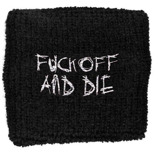 Darkthrone Fabric Wristband: Fuck Off And Die (Loose)