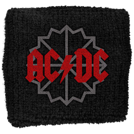AC/DC Fabric Wristband: Black Ice Logo (Loose)