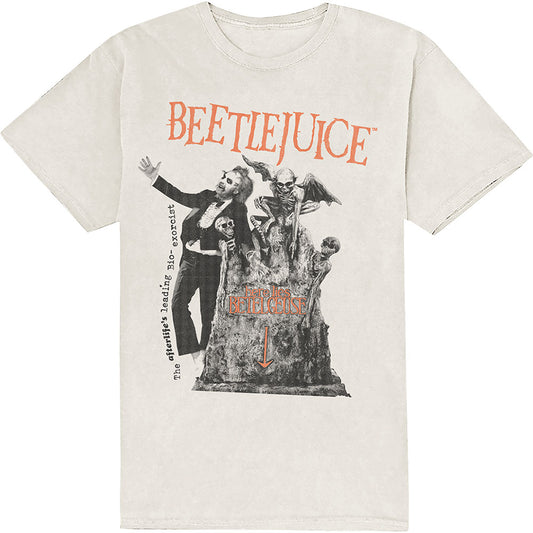 Warner Bros Unisex T-Shirt: Here Lies Beetlejuice