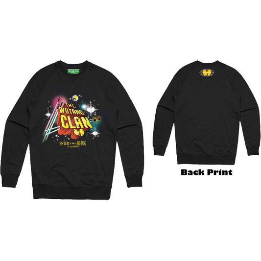Wu-Tang Clan Unisex Sweatshirt: Gods of Rap (Ex Tour/Back Print)