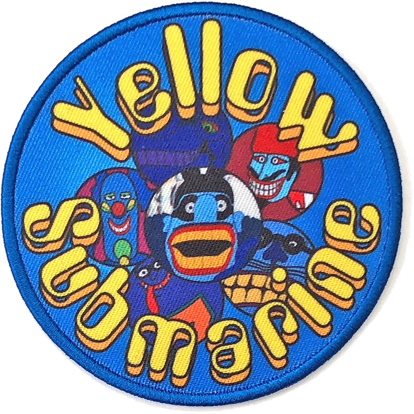 The Beatles Standard Patch: Yellow Submarine Baddies Circle (Loose)