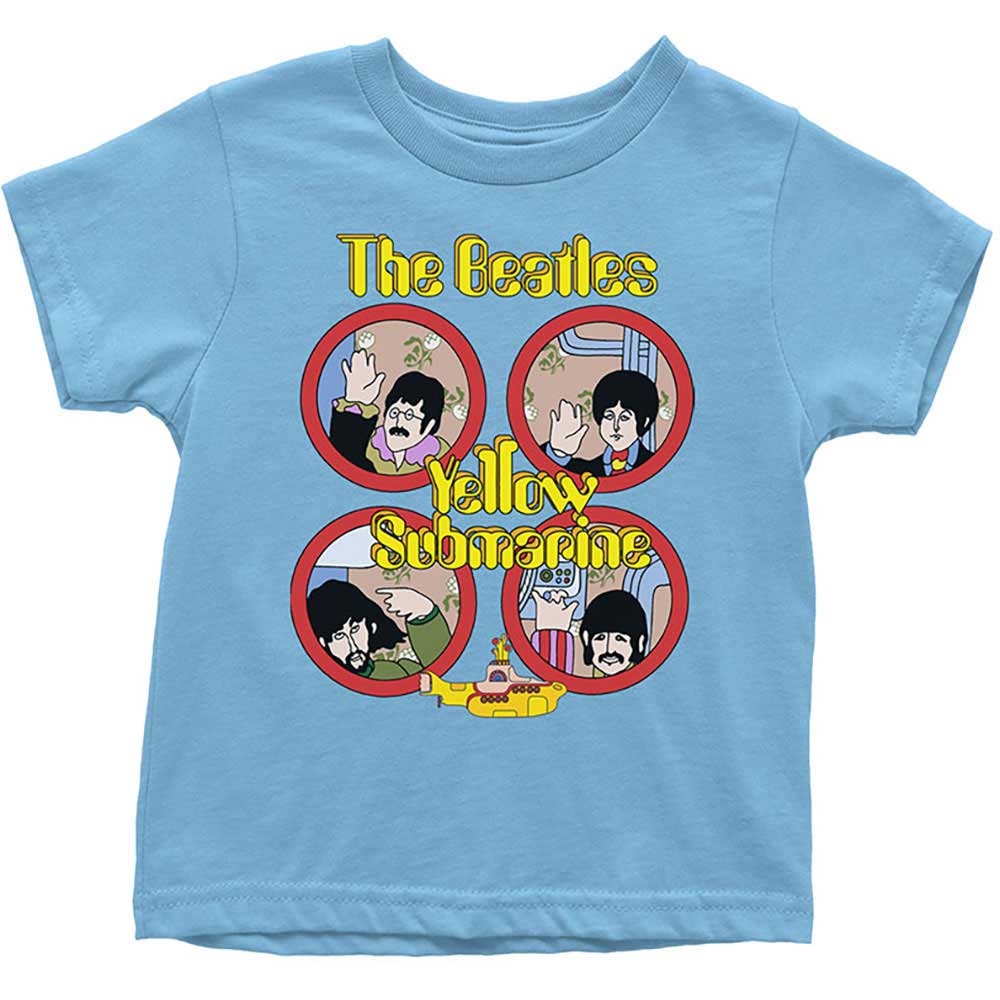 The Beatles Kids Toddler T-Shirt: Yellow Submarine Portholes