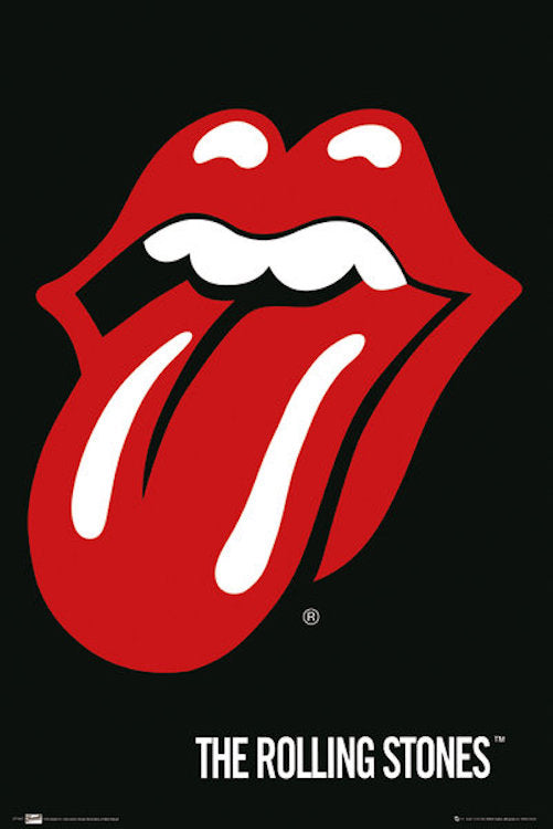 (24x36) Rolling Stones Tongue and Lip Logo Music Poster Print